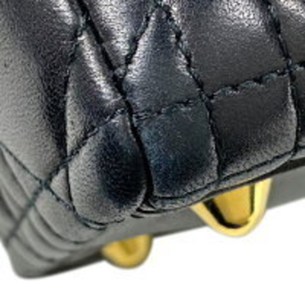 Christian Dior Lady Dior Cannage Shoulder Bag 2way Leather Black - Picture 6 of 6